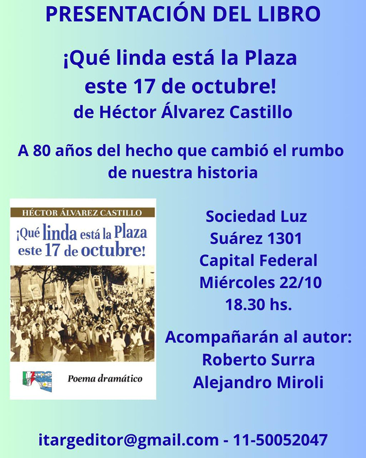¡Qué linda está la Plaza este 17 de octubre!