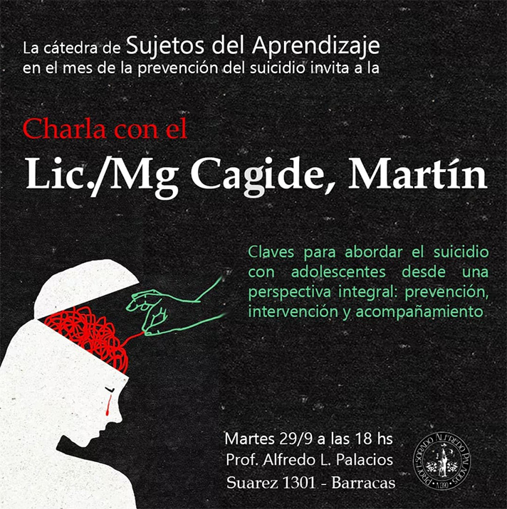 Charla con el Lic/Mg. Cagide, Martín